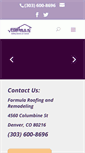 Mobile Screenshot of formularoofing.com